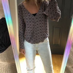 American Eagle patterned blouse!
